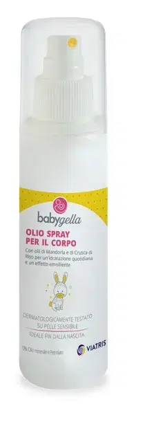 Babygella Prebiotic Olio Spray per il Corpo Idratante Lenitivo 100 ml