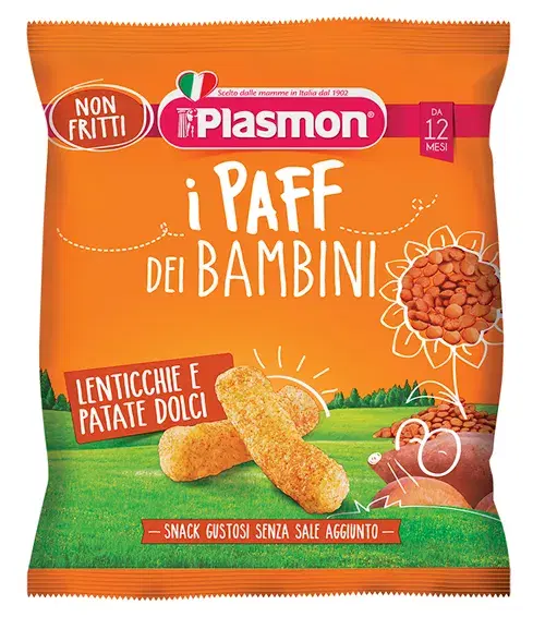 Plasmon Paff Dei Bambini Lenticchie E patate Dolci 15g