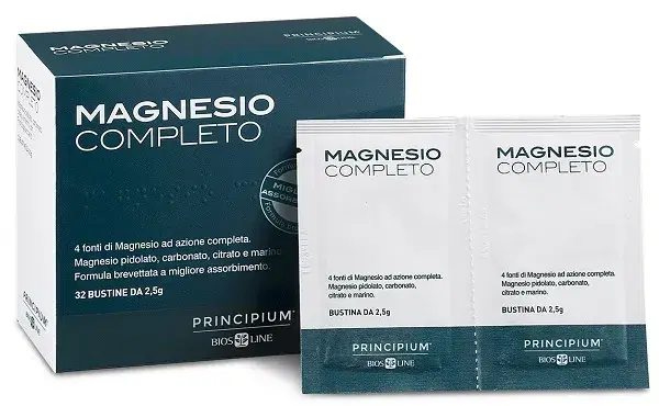 Bios Line Principium Magnesio Completo Integratore Alimentare 32 Bustine