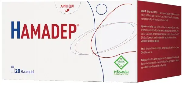 Hamadep Integratore in Fiale per il Benessere delle Vene 20 Fiale