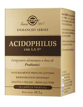Solgar Acidophilus LA-5 Integratore Probiotici 50 Capsule