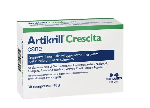 Artikrill Crescita Cane Cuccioli Taglia Grande 90 Compresse
