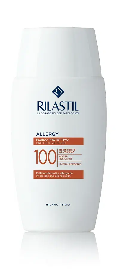 Rilastil Sun System Allergy Fluido Protettivo SPF50+ per Pelli Allergiche 50 ml