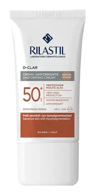 Rilastil Sun System D-Clar Spf 50+ Crema Solare Uniformante Medium 40 ml