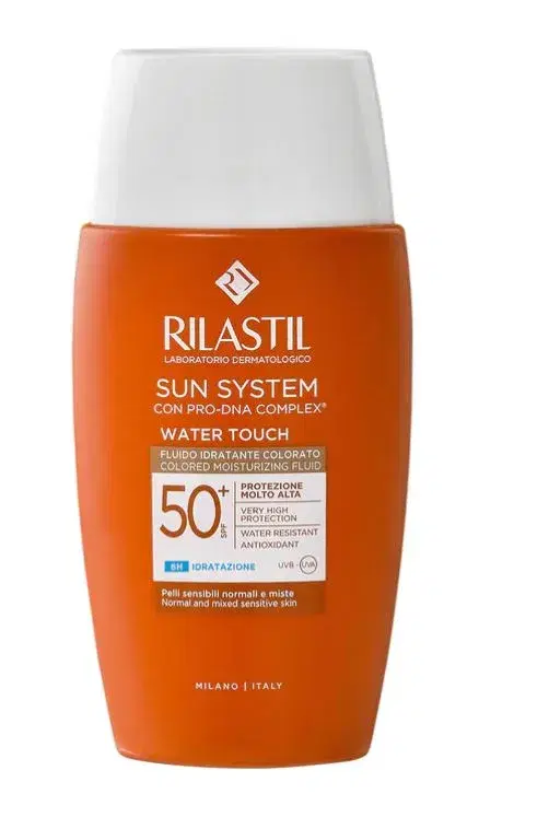 Rilastil Sun Spf50+ Water Touch Fluido Idratante Viso Colorato 50 ml