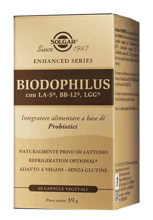Solgar Biodophilus Integratore per la Flora Intestinale 60 Capsule Vegetali
