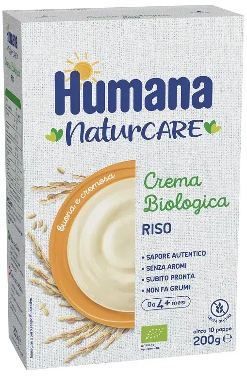 Humana Crema di Riso Biologica per Svezzamento 200g