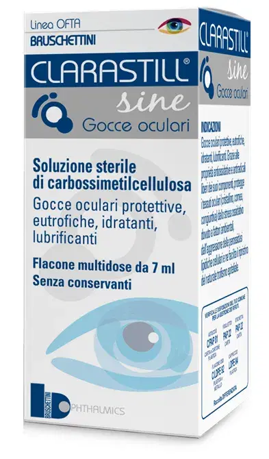 Clarastill Sine Gocce Oculari 7 ml Sollievo e Idratazione Occhi Secchi
