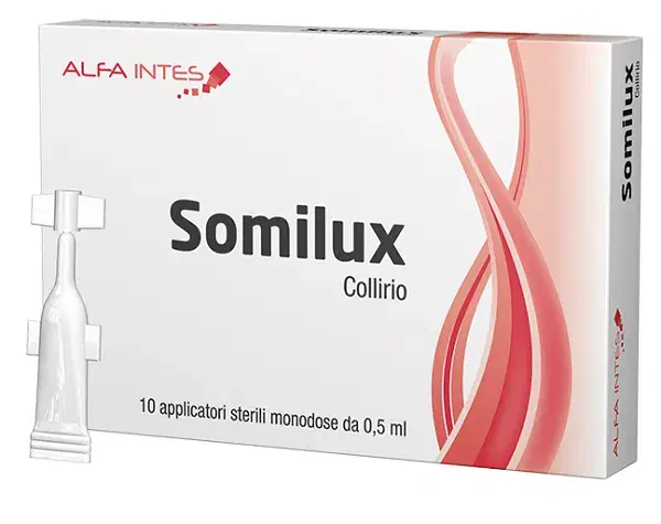 Somilux Collirio Monodose per Occhi Secchi 10 applicazioni 0,5 ml