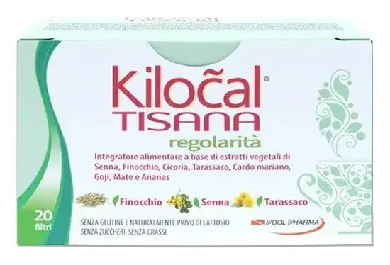 Kilocal Tisana Regolarita' per la Funzione Digestiva 20 Filtri