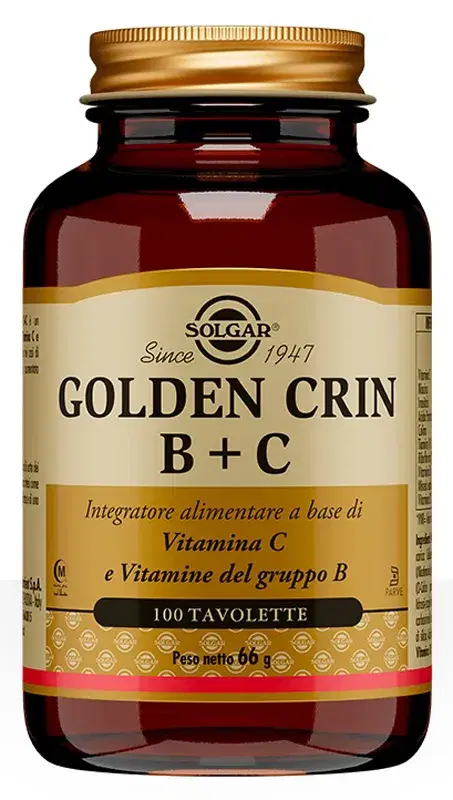 Solgar Golden Crin B+C 100 Tavolette