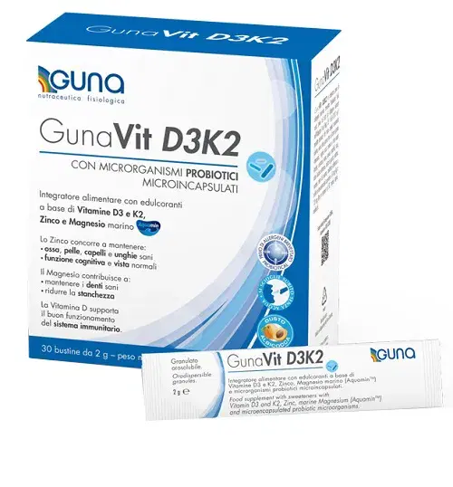 Gunavit D3K2 30 Bustine Da 2g