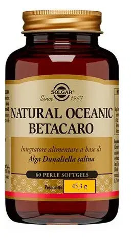 Solgar Natural Oceanic Betacaro 60 Perle Softgels