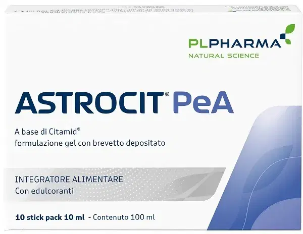 Astrocit PEA Integratore in Stick Pack per Supporto Neurale 10 Stick