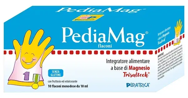 Pediamag Integratore Di Magnesio E Vitamina C 10 Flaconcini 10 ml