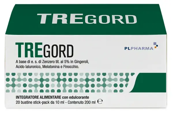 Tregord Integratore per i Sintomi da Reflusso Gastroesofageo 20 stick pack