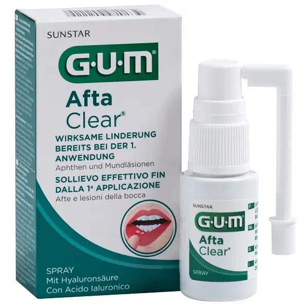Gum AftaClear Spray Trattamento Antiafte 15 ml
