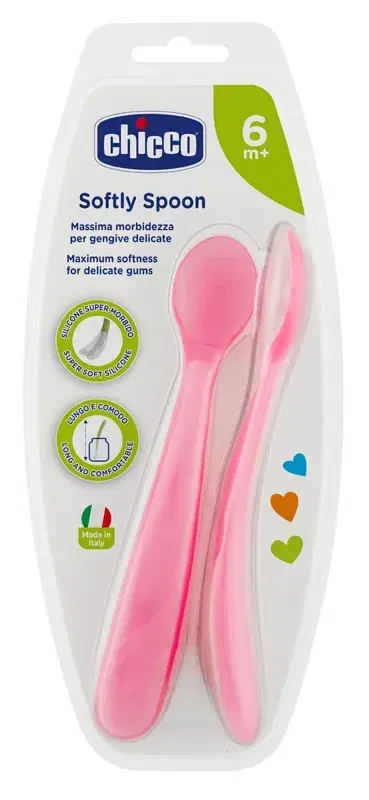 Chicco Cucchiaio Silicone Femminile +6m