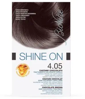 Bionike Shine ON Tintura Capelli Cute Sensibile 4.05 Castano Cioccolato