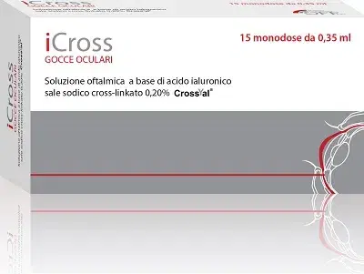 iCrossgel Soluzione Oftalmica Protezione Corneale 15 Flaconcini Monodose