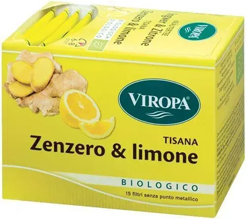 Viropa Tisana Zenzero E Limone Bio 15 Filtri