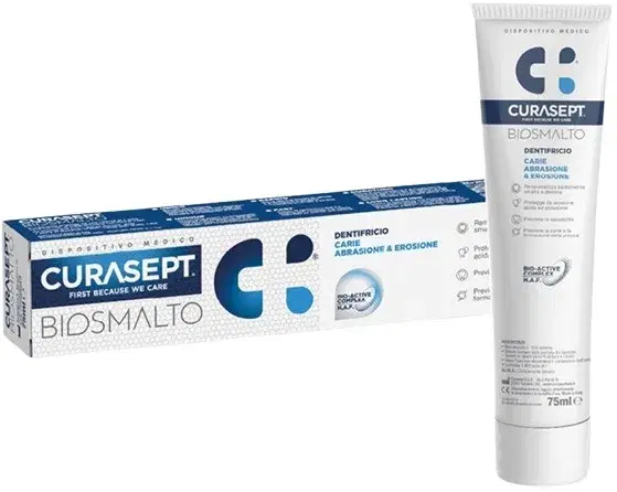 Curasept Biosmalto Dentifricio Carie Abrasione ed Erosione 75 ml