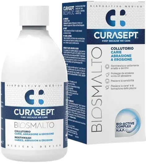 Curasept Biosmalto Collutorio Carie Abrasione ed Erosione 300ml