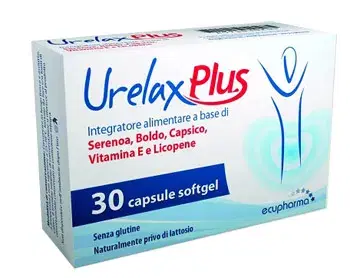 Urelax Plus Integratore Prostata e Vie Urinarie 30 Capsule