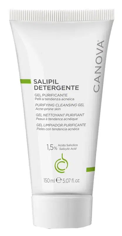 Canova Salipil Detergente Purificante per Pelle a tendenza Acneica 150 ml