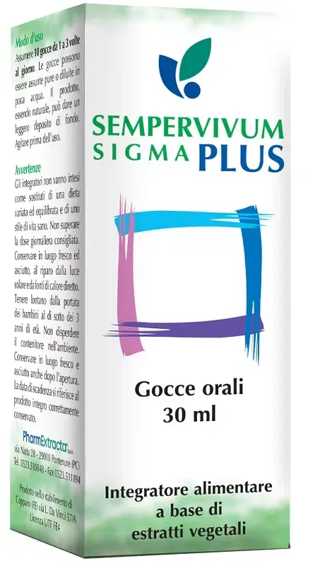 Sempervivum Sigma Plus Soluzione Idroalcolica 30 ml