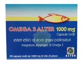 Omega 3 Alter Integratore con Acidi Grassi Essenziali 20 Capsule