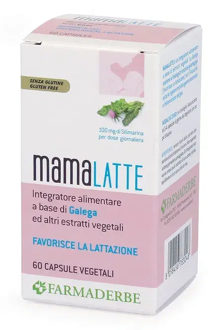 Farmaderbe Mama Latte Integratore che Favorisce la Lattazione 60 Capsule