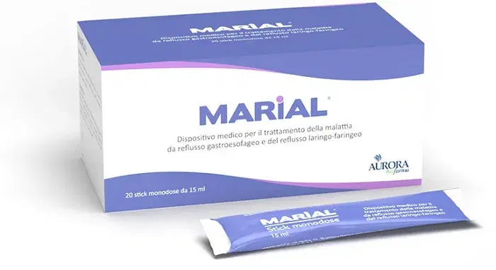 Aurora Biofarma Marial Integratore per il Reflusso 20 Oral Stick 15 ml