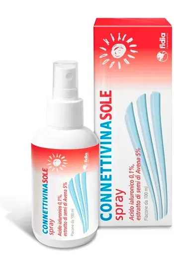 Fidia Connettivina Sole Spray per Scottature, Eritemi e Arrossamenti 100 ml