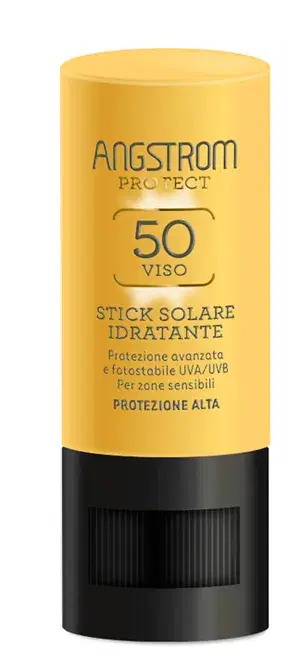 Angstrom Stick Solare Idratante Protezione Alta Spf50 Zone Sensibili 8 g