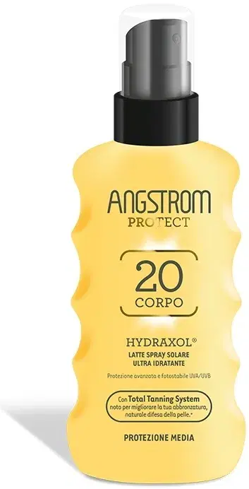 Angstrom Latte Spray Solare Ultra Idratante Protezione Media SPF20 175 ml