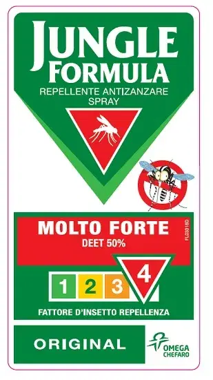 Jungle Formula Molto Forte Spray Original Repellente Antizanzare 75 ml