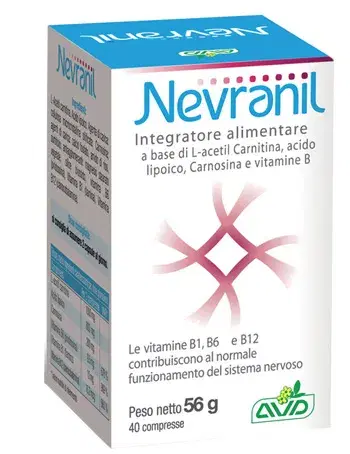 Nevranil Integratore Sistema Nervoso 40 Compresse