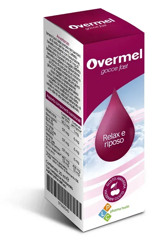 Overmel Gocce Integratore per il Sonno e il Relax 20 ml