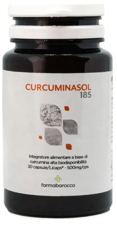 Curcuminasol Integratore Curcumina 185mg 30 Capsule