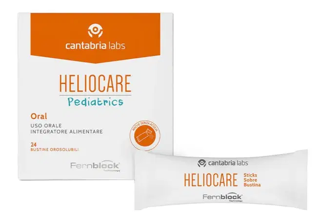 Heliocare Pediatrics Oral Integratore Antiossidante per Bambini 24 Bustine