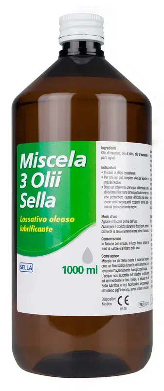Miscela 3 Olii Lassativo Oleoso Lubrificante 1L