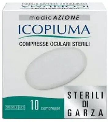 Icopiuma Compresse Oculari Adesive Sterili 10 Pezzi