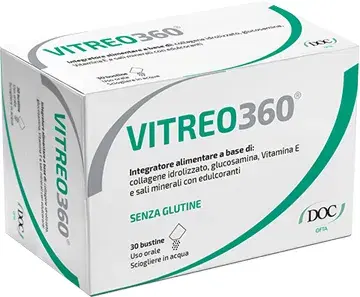Vitreo360 Integratore Alimentare per Occhi e Vista 30 Bustine