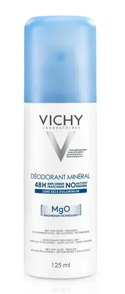 Vichy Deodorante Minerale 48h Ipoallergenico per Pelli Sensibili Aerosol 125 ml