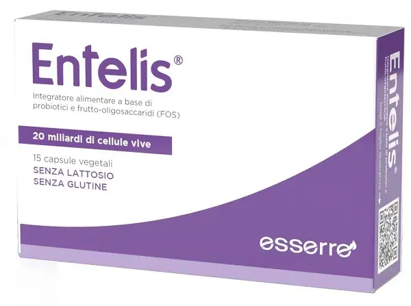 Entelis Integratore per la Flora Batterica Intestinale 15 capsule