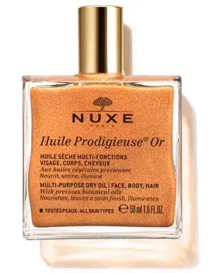 Nuxe Huile Prodigieuse OR Olio Secco Illuminante Viso Corpo Capelli 50 ml