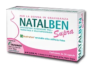 Natalben Supra Integratore Per la Donna che sta per diventare Mamma 30 Capsule