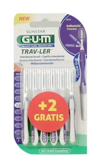 Gum Trav-Ler 1512 Scovolino Interdentale 1.2 mm 6 Pezzi