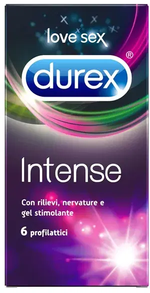 Durex Intense Profilattici Vestibilità Regular 6 Pezzi